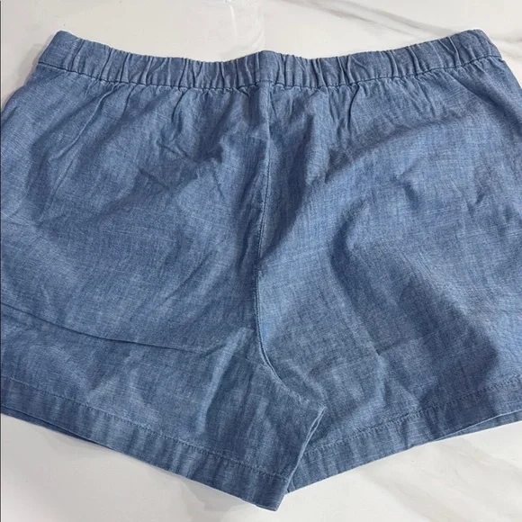 J. Crew High Waist Blue Shorts with Elastic Waistband - Picture 5 of 6